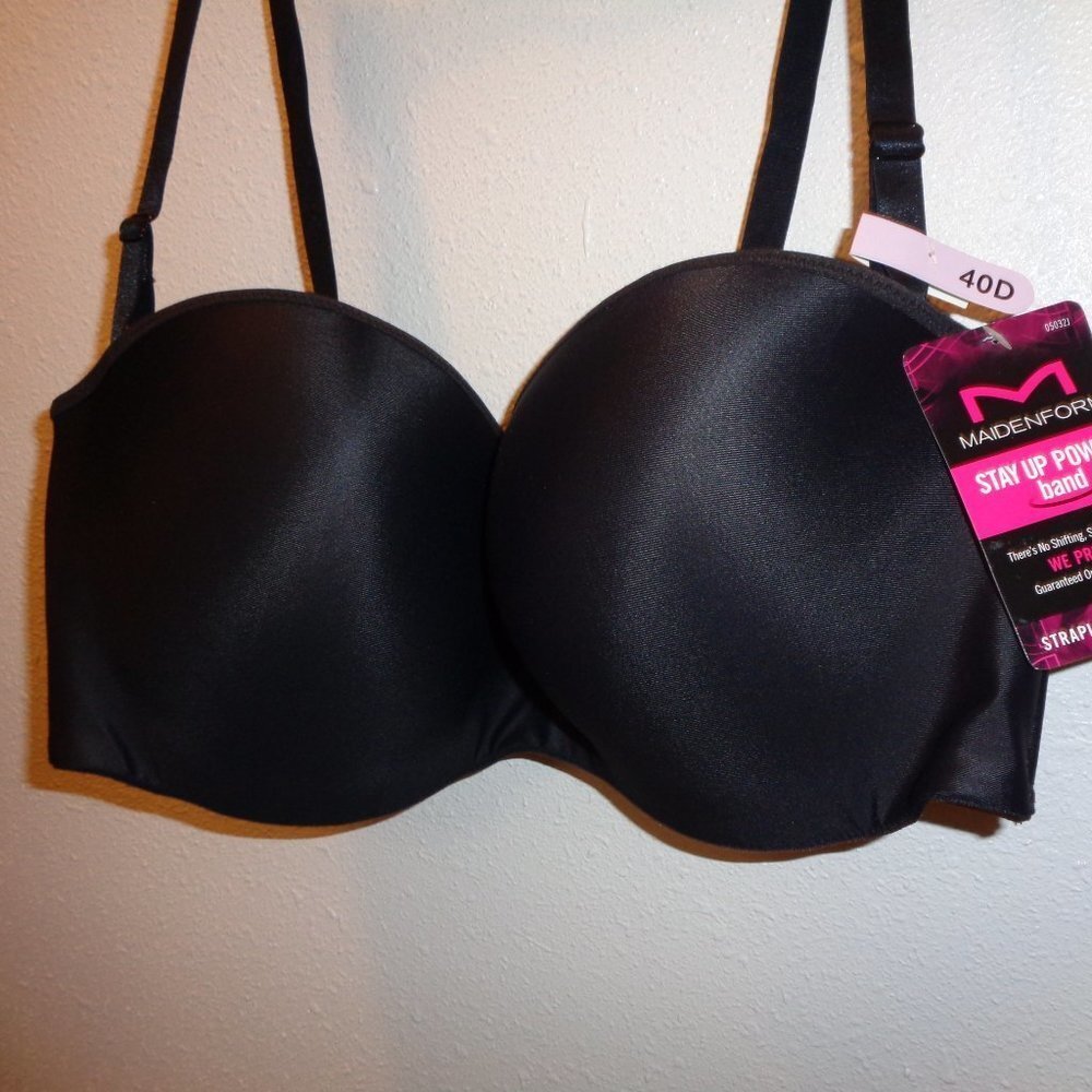 MAIDENFORM Convertible  Strapless Bra NWT Size 40D 05032 - Picture 2 of 11